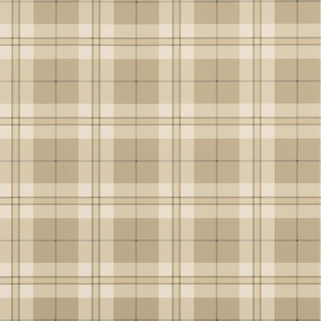Thibaut DOUGLAS PLAID Camel Wallpaper