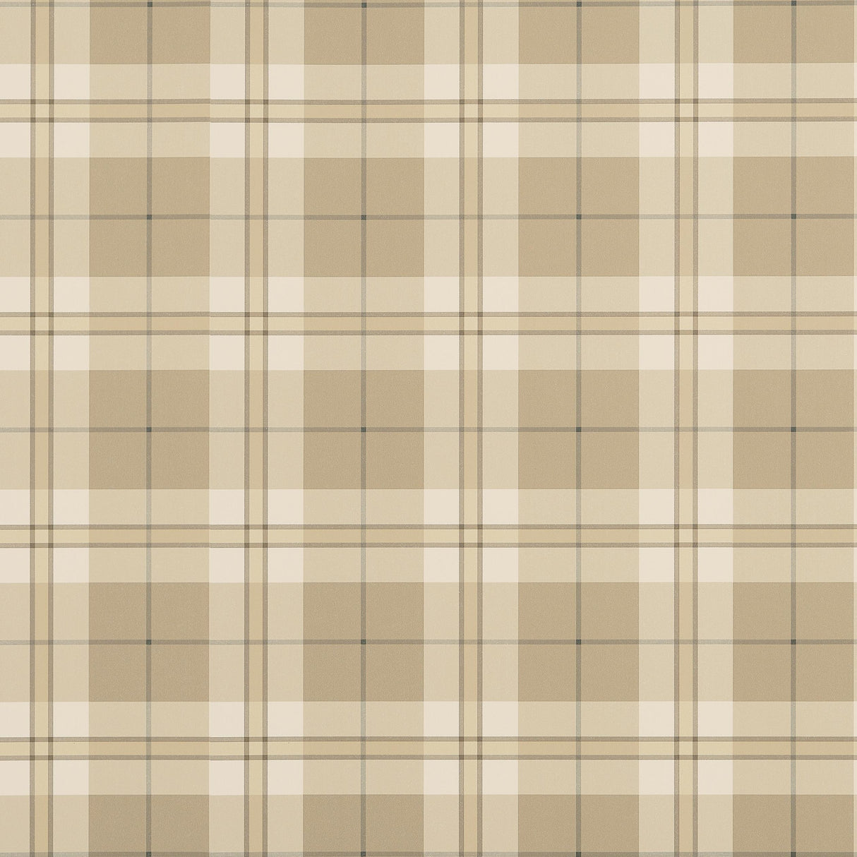 Thibaut Douglas Plaid Camel Wallpaper