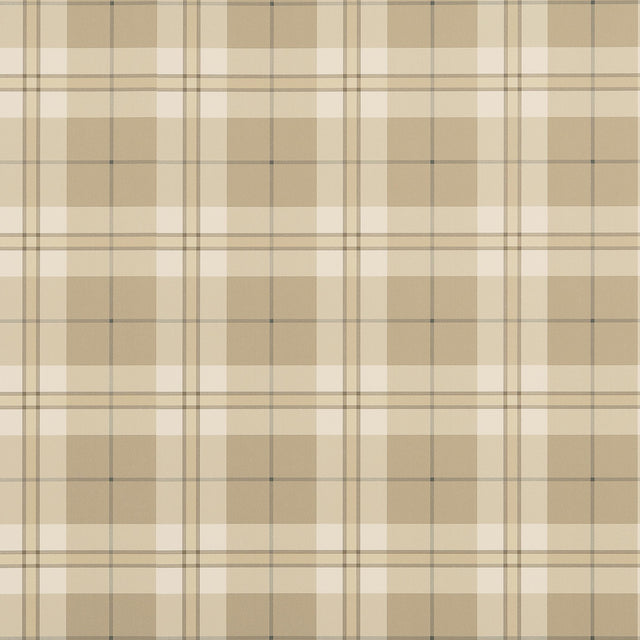 Thibaut Douglas Plaid Camel Wallpaper
