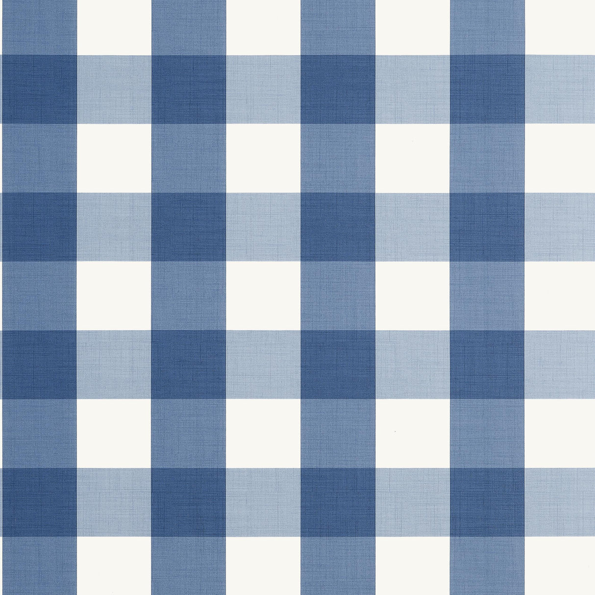 Thibaut Buffalo Check Navy Wallpaper