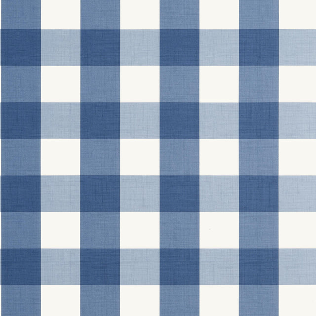 Thibaut Buffalo Check Navy Wallpaper