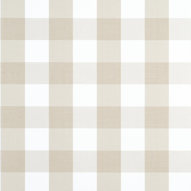 Thibaut Buffalo Check Beige Wallpaper