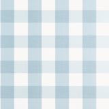 Thibaut Buffalo Check Spa Blue Wallpaper