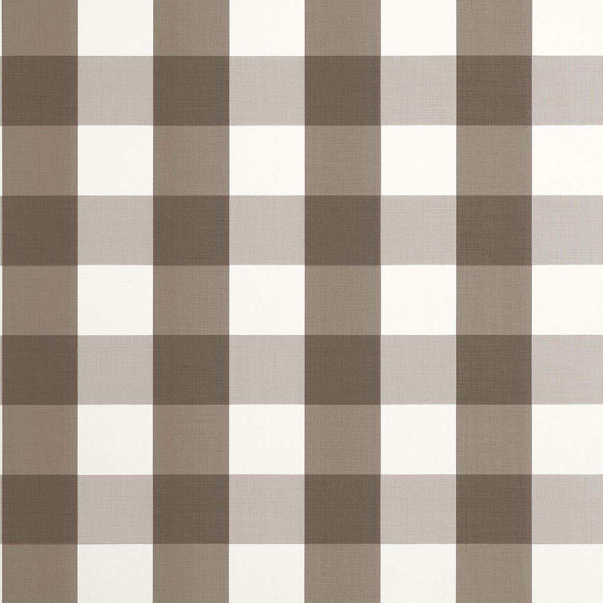 Thibaut Buffalo Check Brown Wallpaper