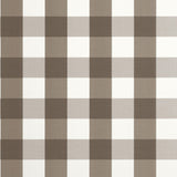 Thibaut Buffalo Check Brown Wallpaper
