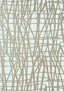 Thibaut MORI Metallic Pewter on Soft Blue Wallpaper
