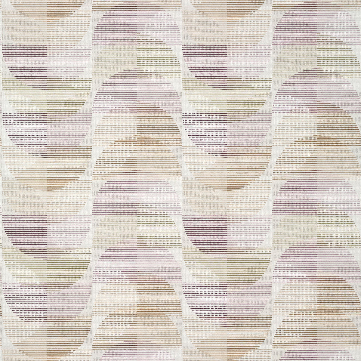 Thibaut Half Moon Plum Wallpaper