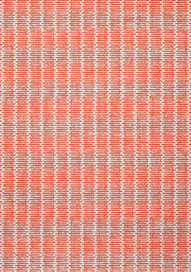 Thibaut CHANNELS Coral Wallpaper