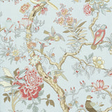 Thibaut Papagayo Aqua Wallpaper