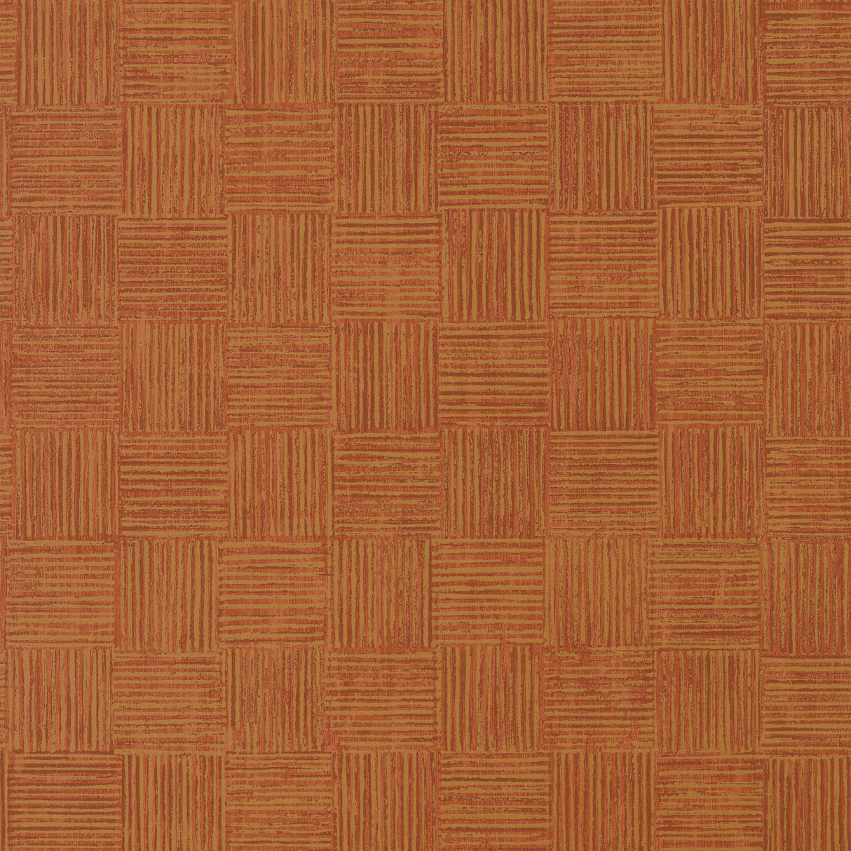 Thibaut Loom Burnt Orange Wallpaper