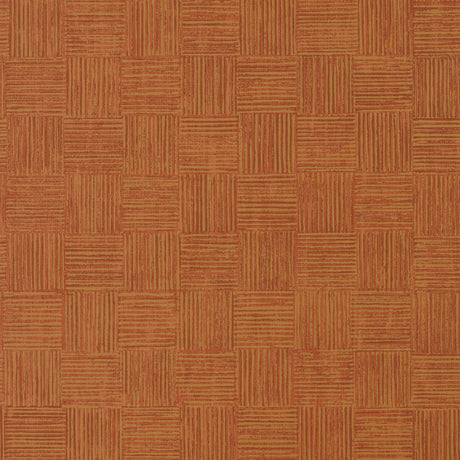 Thibaut Loom Burnt Orange Wallpaper
