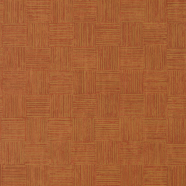 Thibaut Loom Burnt Orange Wallpaper