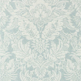 Thibaut Chardonnet Damask Aqua Wallpaper