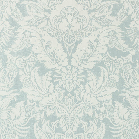 Thibaut Chardonnet Damask Aqua Wallpaper