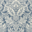 Thibaut Chardonnet Damask Navy Wallpaper