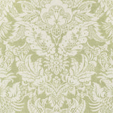 Thibaut Chardonnet Damask Spring Green Wallpaper