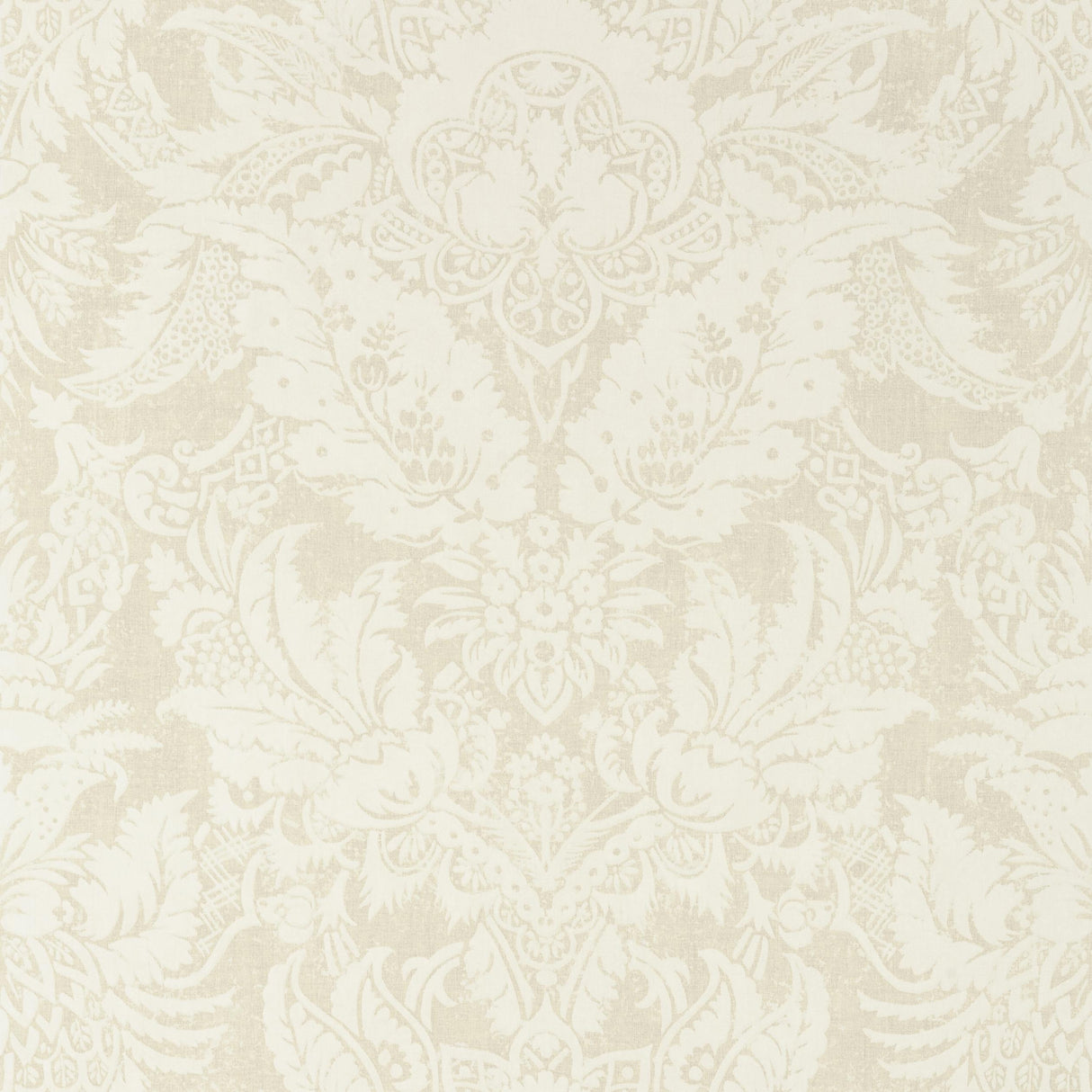 Thibaut Chardonnet Damask Cream Wallpaper