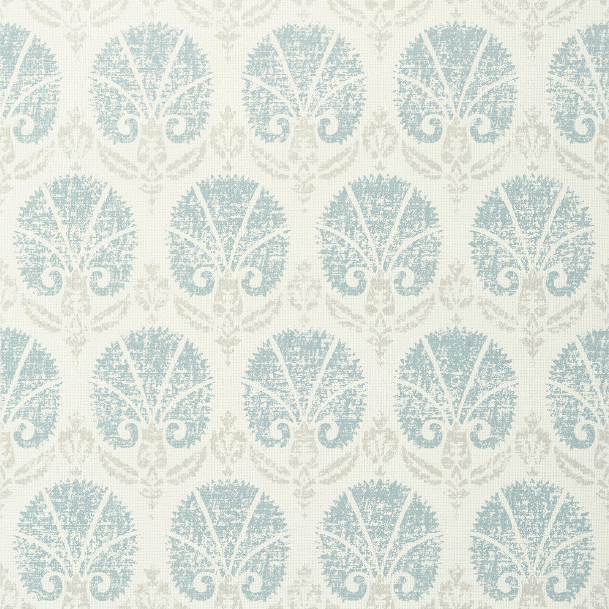 Thibaut Turkish Damask Aqua Wallpaper