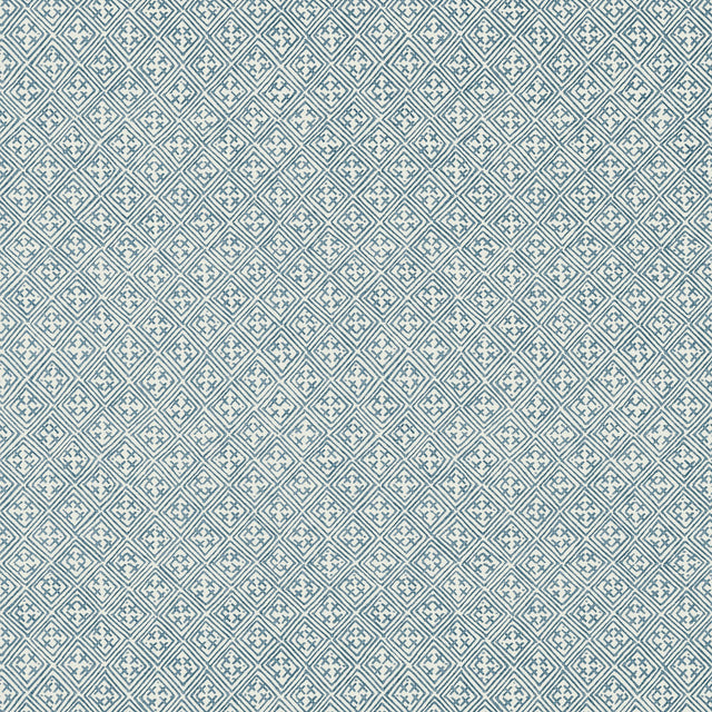 Thibaut Laos Navy Wallpaper
