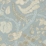 Thibaut Macbeth Aqua Wallpaper
