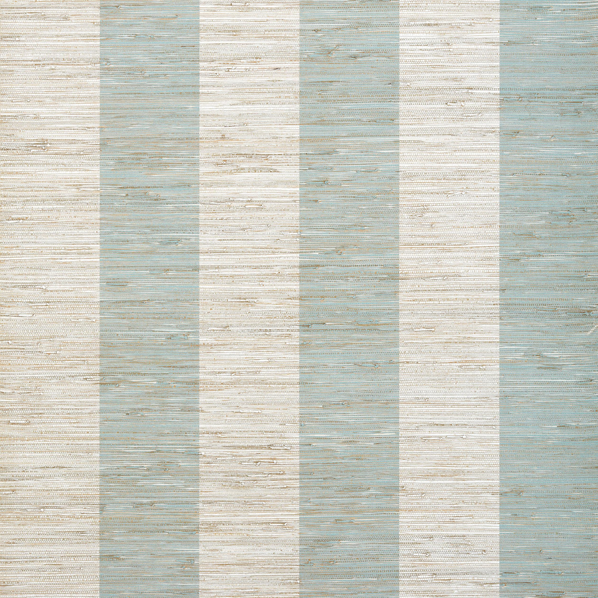 Thibaut Crossroad Stripe Aqua Wallpaper