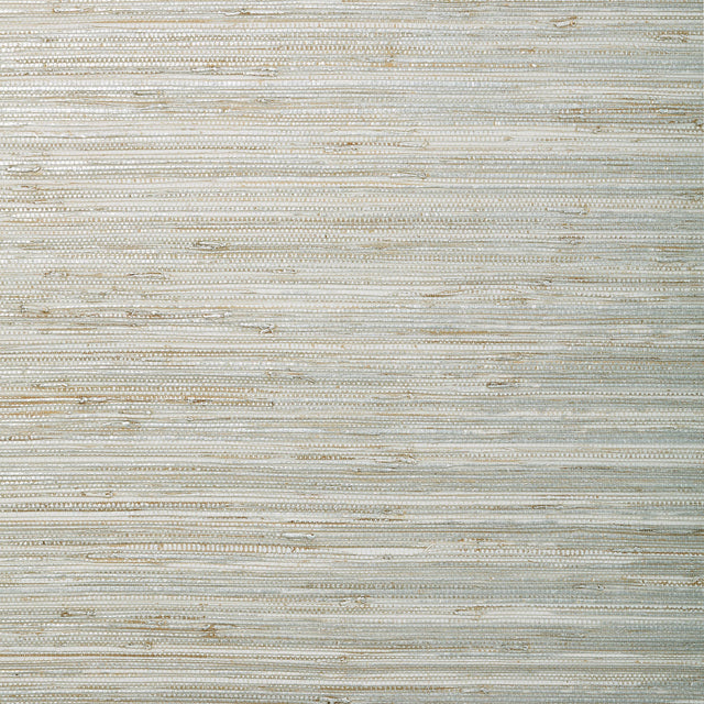 Thibaut Canyon White Silver Wallpaper