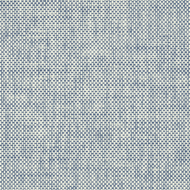 Thibaut Wicker Weave Blue Wallpaper
