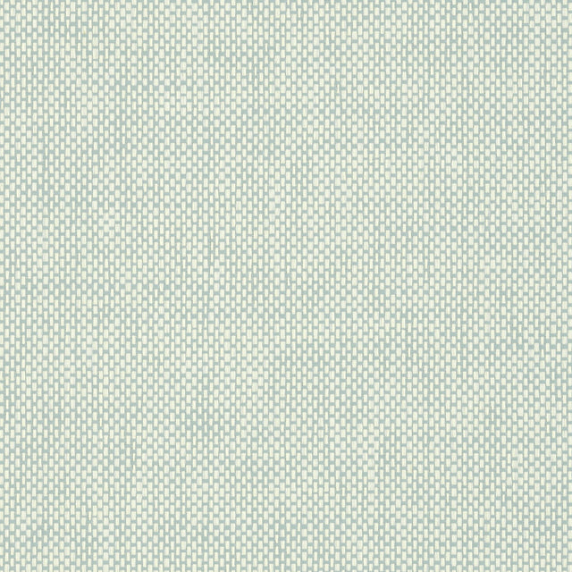 Thibaut Wicker Weave Aqua Wallpaper