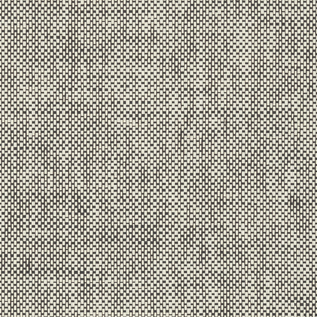 Thibaut Wicker Weave Black Wallpaper