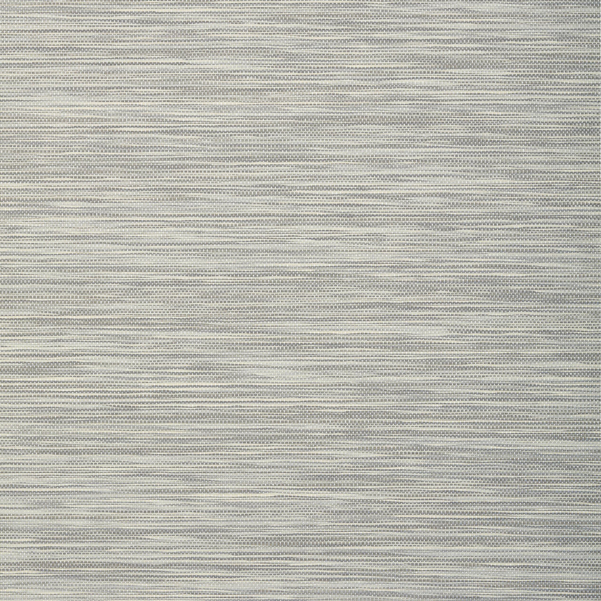 Thibaut Stream Weave Silver On Grey Wallpaper