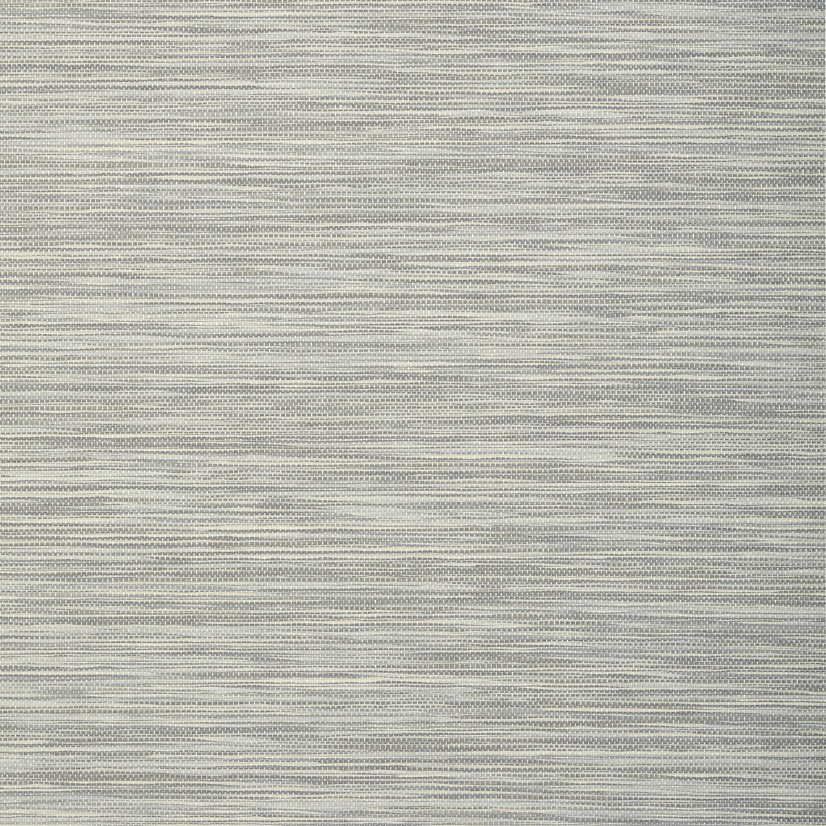 Thibaut Stream Weave Silver On Grey Wallpaper