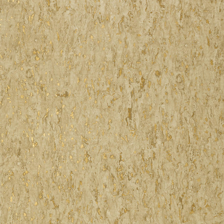 Thibaut Montado Cork Camel And Metallic Gold Wallpaper