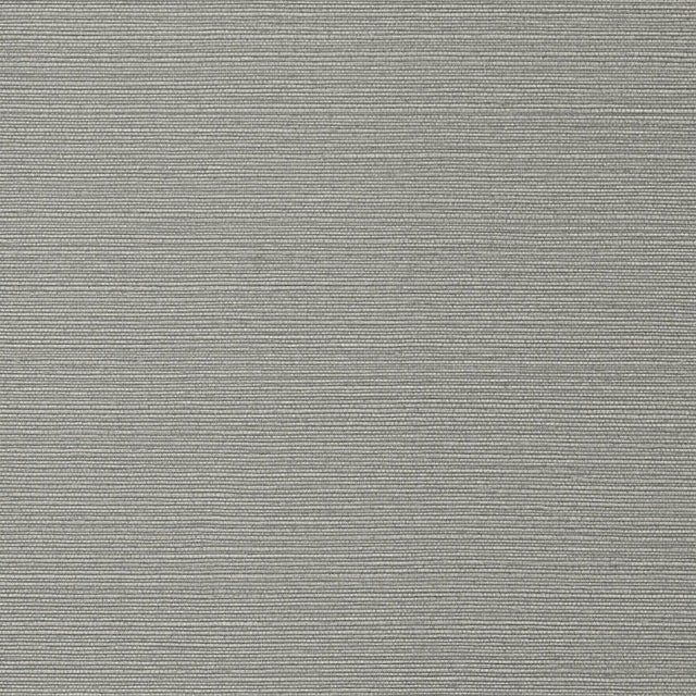Thibaut Taluk Sisal Dark Grey Wallpaper