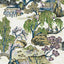 Thibaut Asian Scenic Purple And Blue Wallpaper