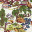 Thibaut Asian Scenic Coral And Green Wallpaper