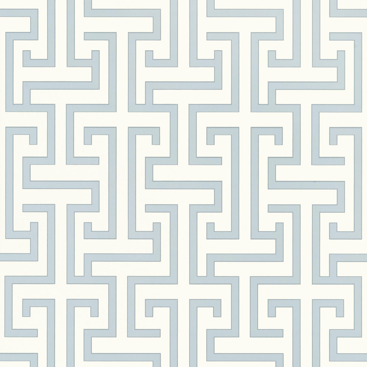 Thibaut Ming Trail Light Blue Wallpaper