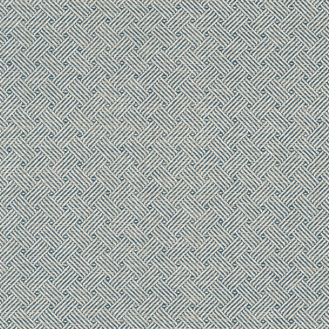 Thibaut Lattice Weave Blue Wallpaper