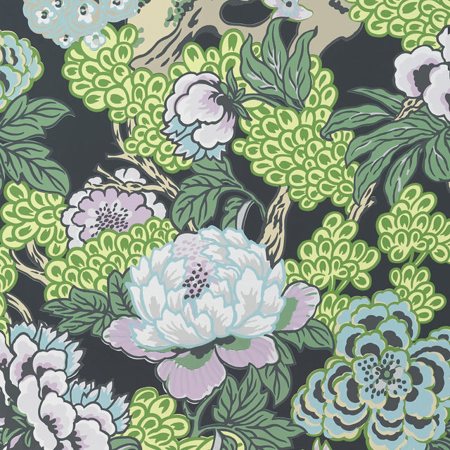 Thibaut Honshu Grey Wallpaper