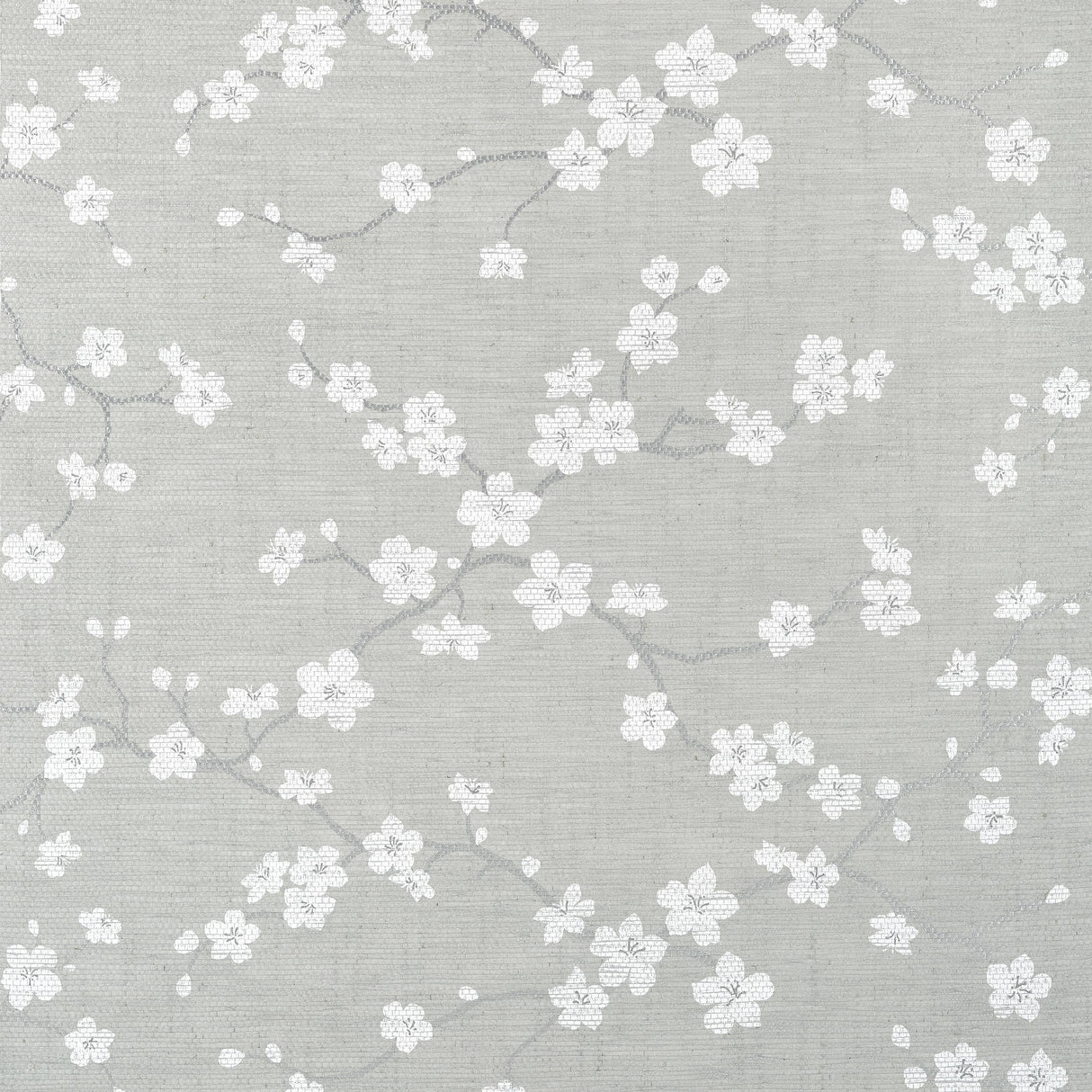 Thibaut Sakura Grey Wallpaper
