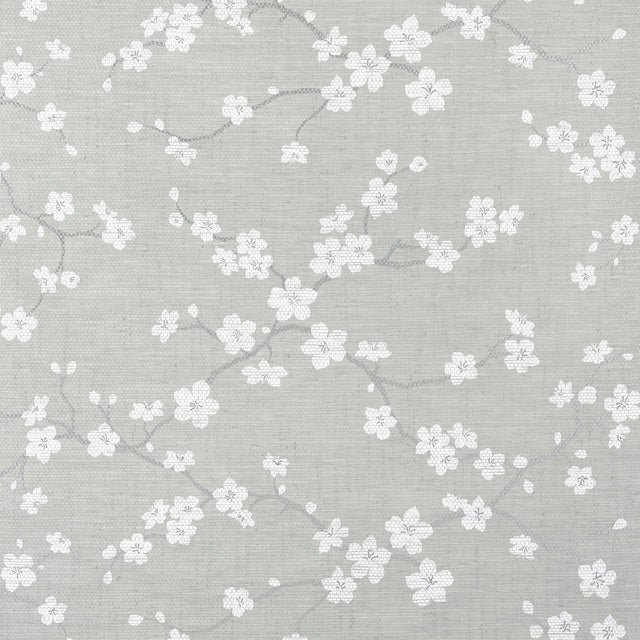 Thibaut Sakura Grey Wallpaper