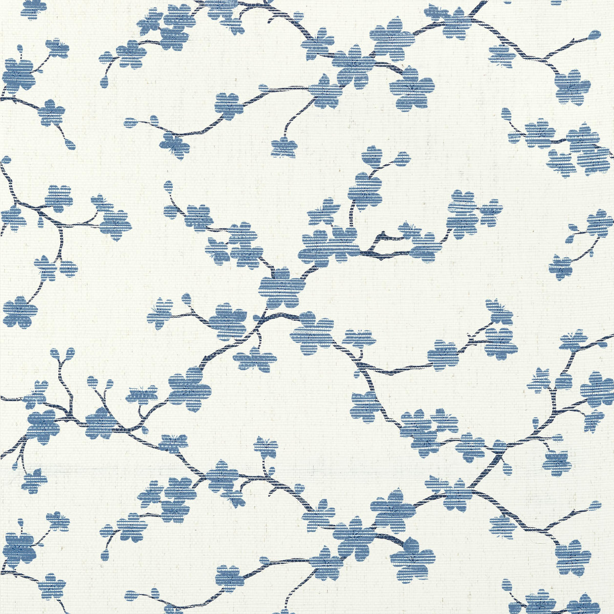 Thibaut Sakura Blue Wallpaper
