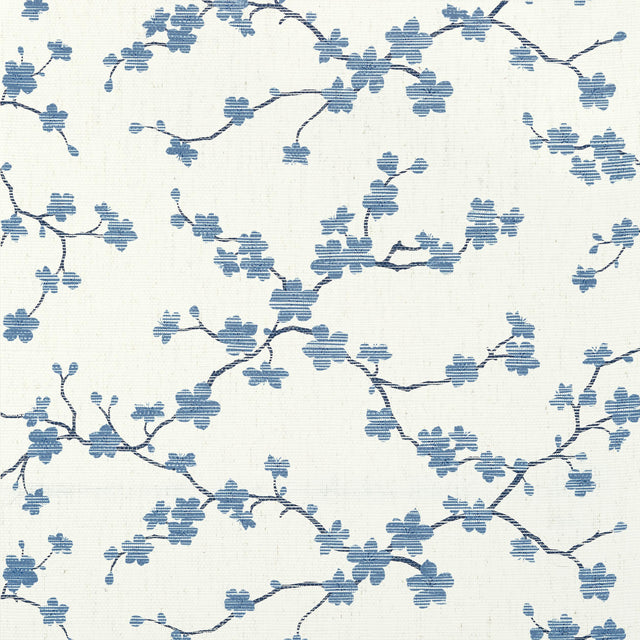 Thibaut Sakura Blue Wallpaper