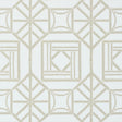 Thibaut Shoji Panel Aqua Wallpaper