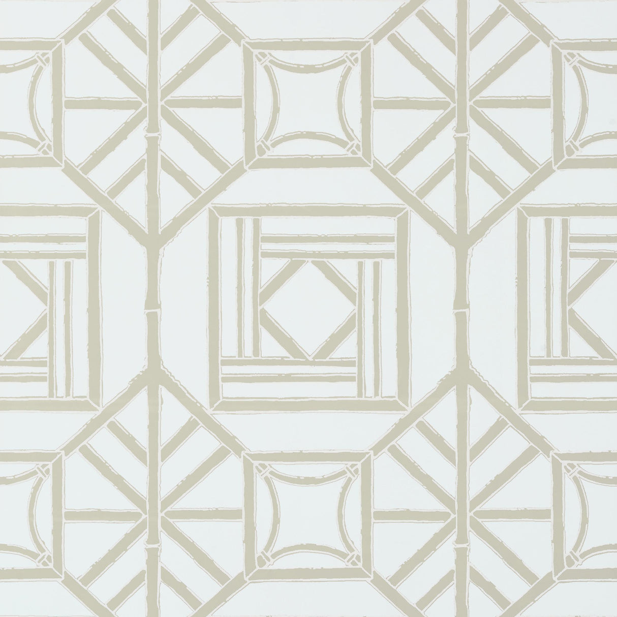 Thibaut Shoji Panel Aqua Wallpaper