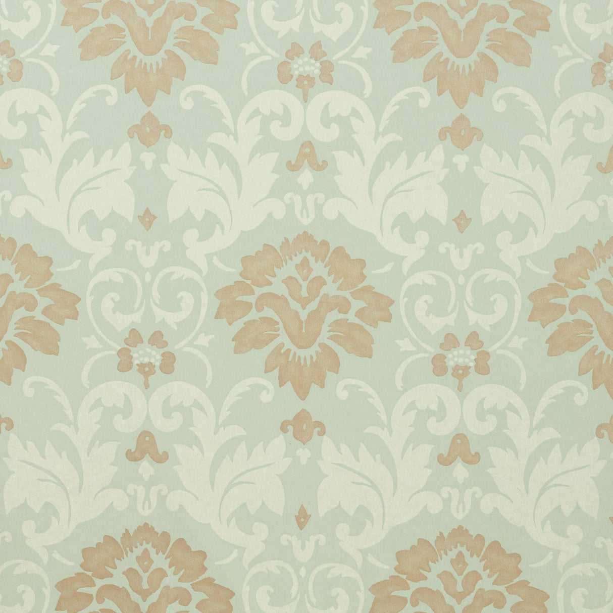 Thibaut Meadowshall Aqua Wallpaper