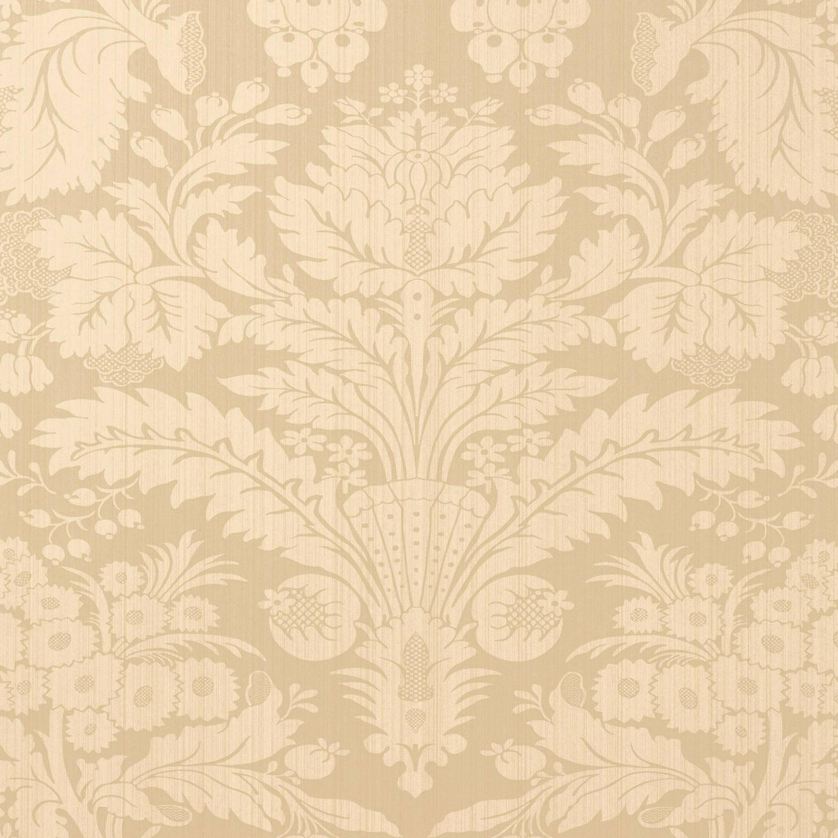Thibaut Taddington Beige Wallpaper
