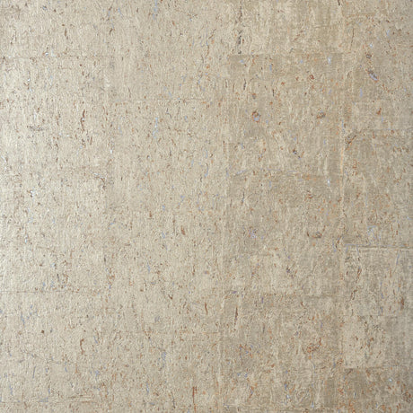 Thibaut CORK Metallic Pewter Wallpaper