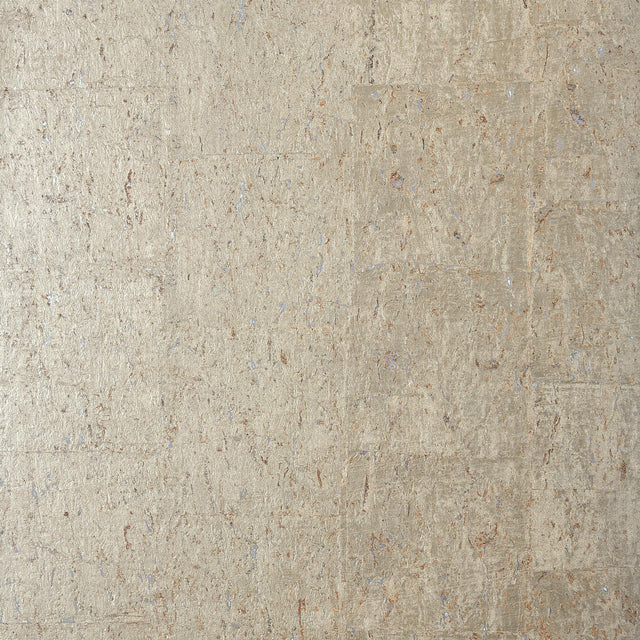 Thibaut CORK Metallic Pewter Wallpaper