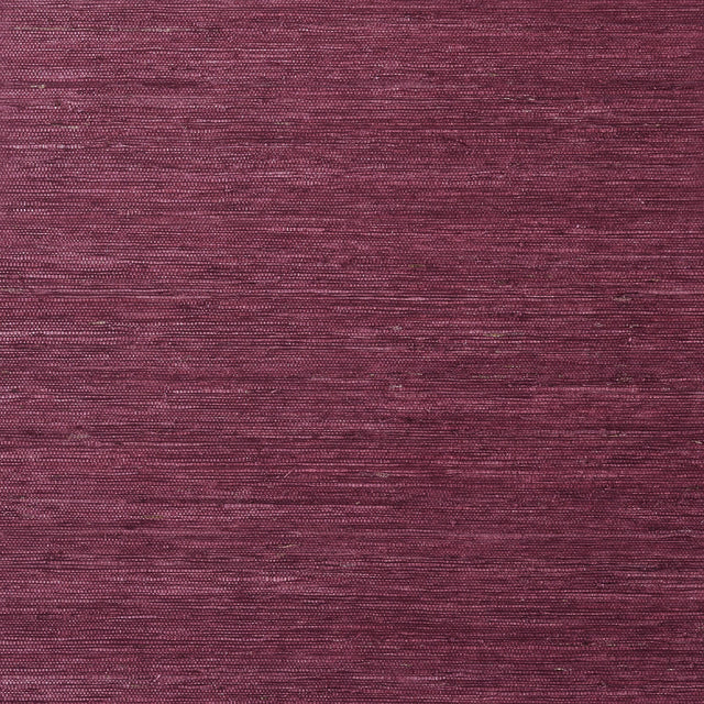 Thibaut Maranta Arrowroot Eggplant Wallpaper