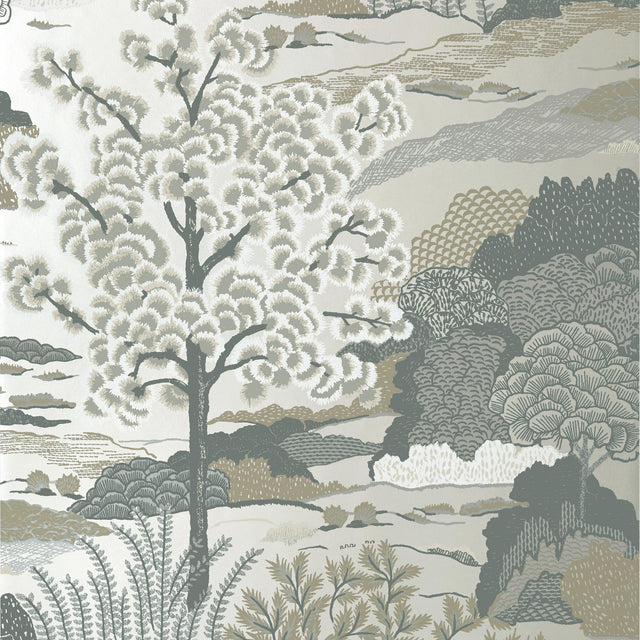 Thibaut Daintree Pearl Wallpaper